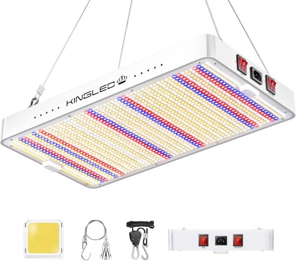 4x4ft Coverage Light Full Spectrum LED Grow Fixture