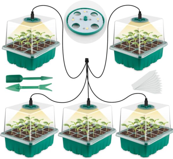 Adjustable Grow Light Tray LED Plant System 1