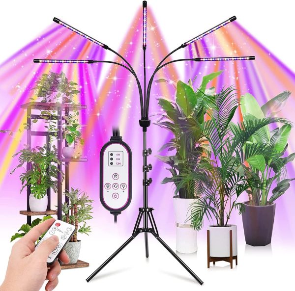 Full Spectrum Indoor Grow Lights for Seedlings remote