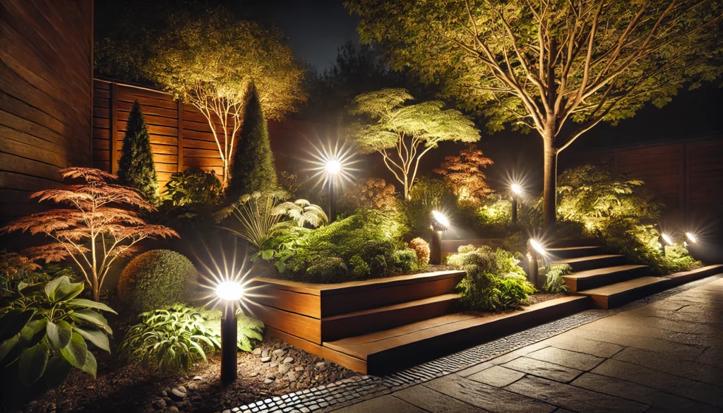 Outdoor With LED Spotlights Ideas - 02